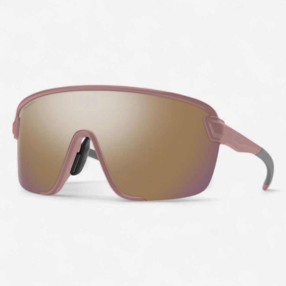 Smith Bobcat, Frame Color: Matte Chalk Rose, Lens Color: CP Rose Gold Mirror