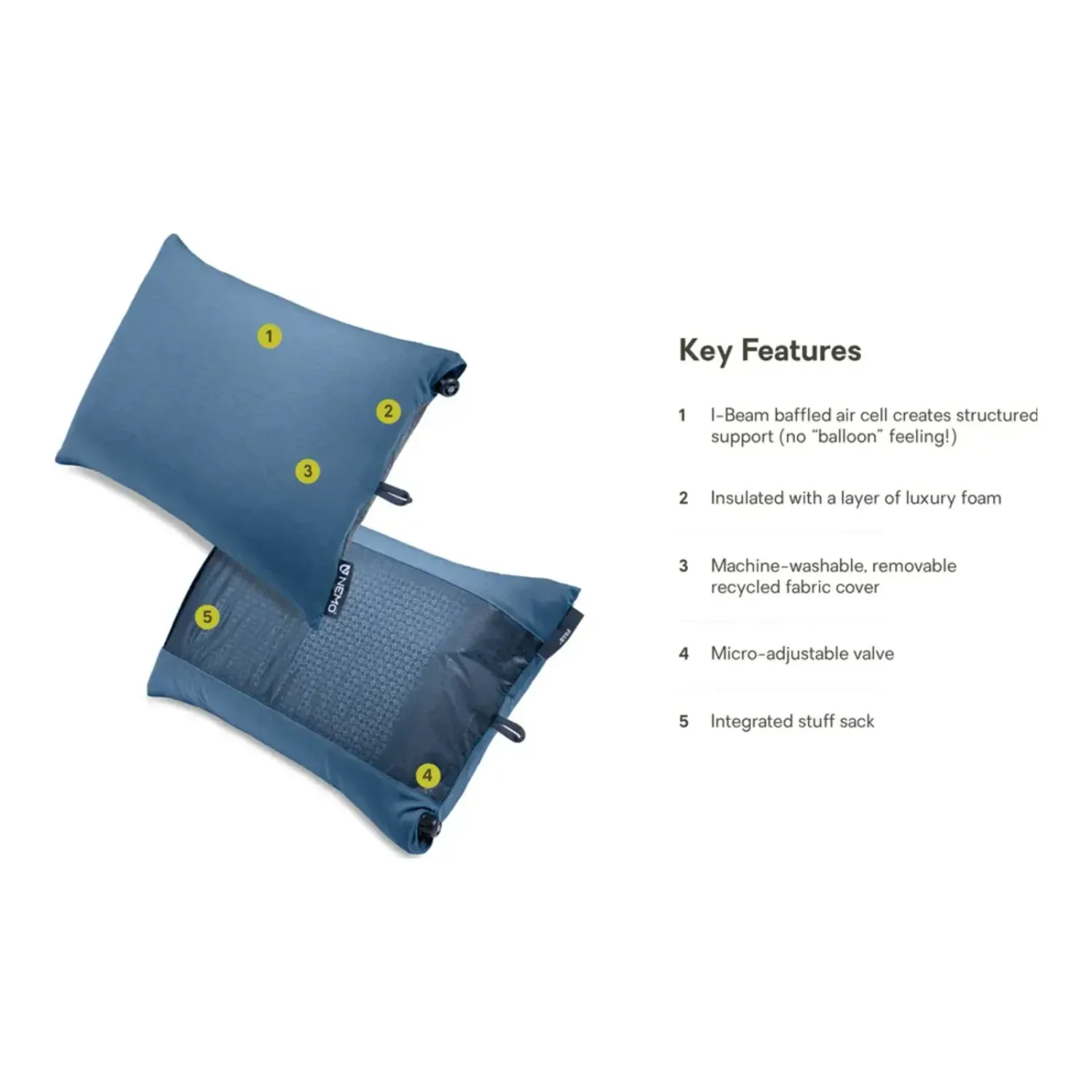 NEMO Fillo Backpacking &amp; Camping Pillow