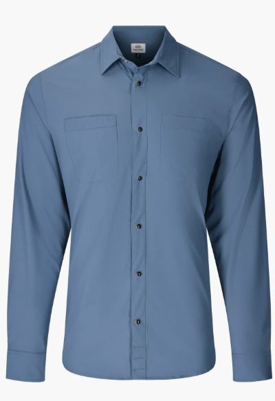Flylow Men's Royal Shirt, Color: Ocean, Size: Medium