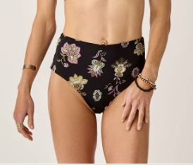 Carve Designs Erin Reversible Bottom, Color: Solstice/ Black, Size: S