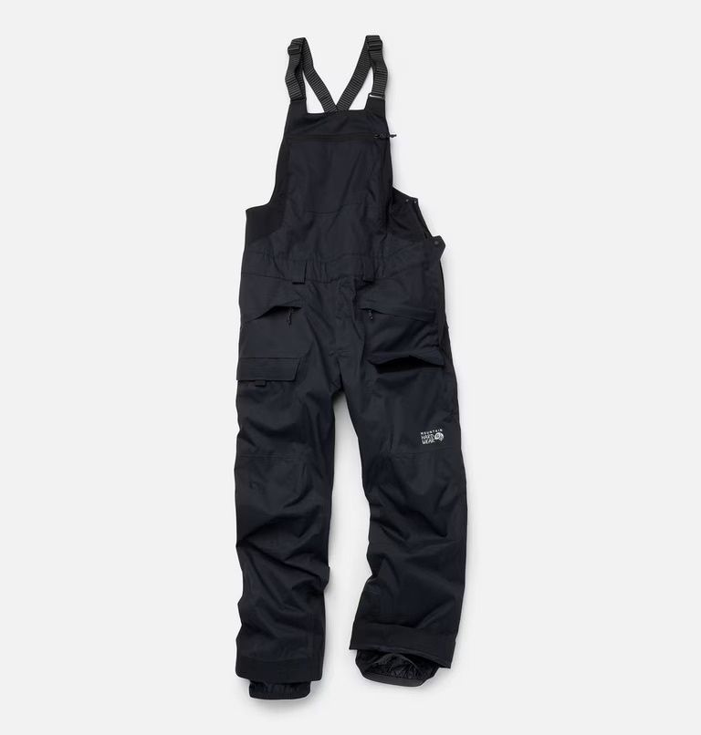 Mountain Hardwear Men's Firefall Bib, Color: Black, Inseam: Regular, Size: Small