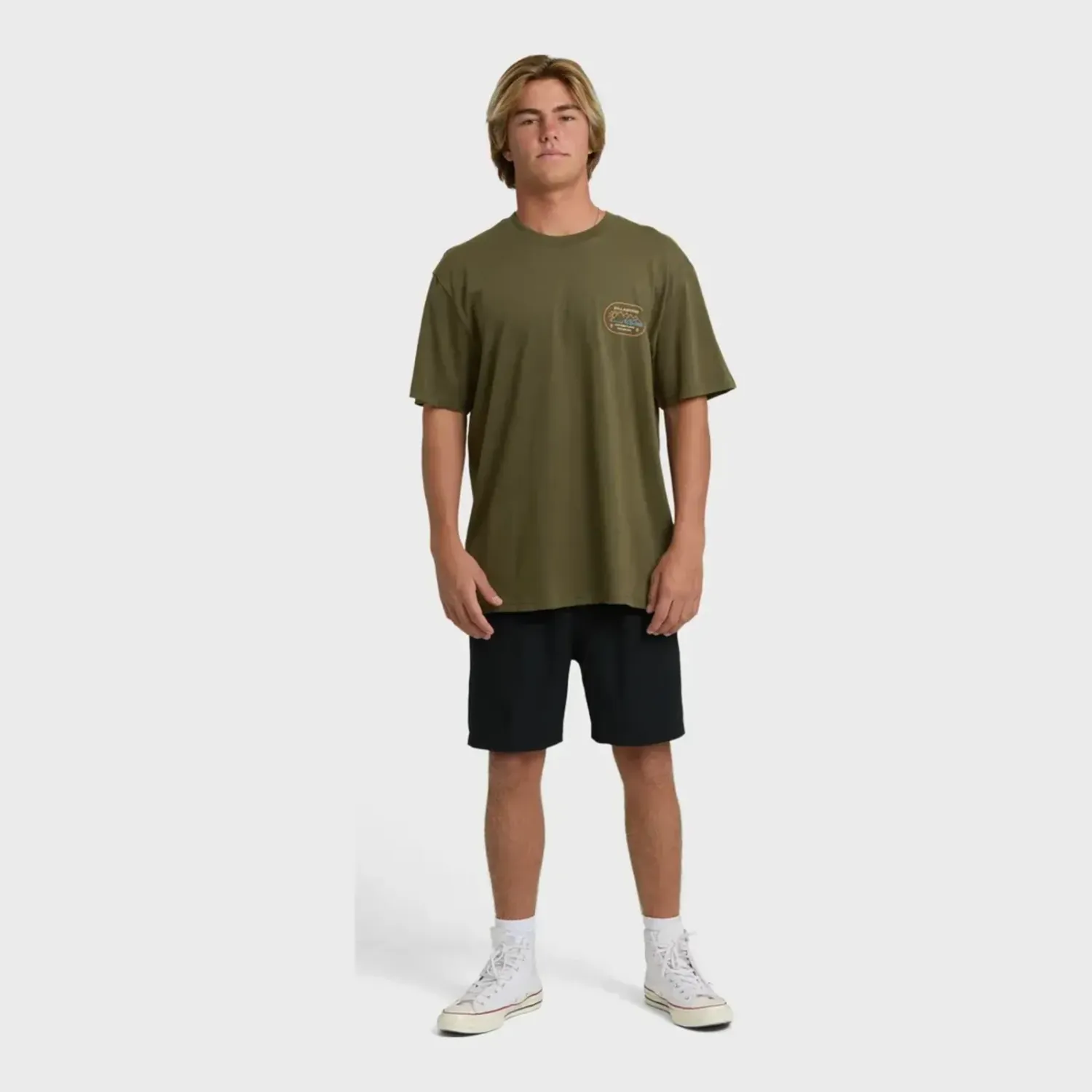Billabong Men's Andes Adiv Premium Short Sleeve T-Shirt in Om Fb, alternate view 1