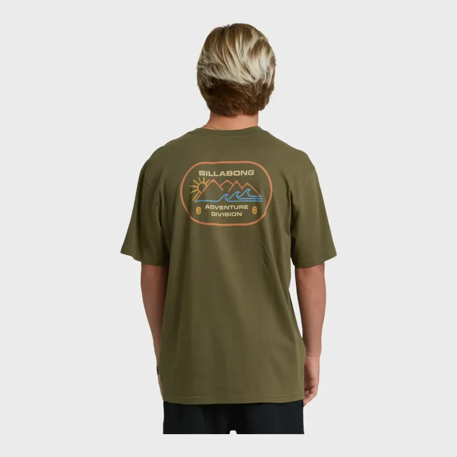 Billabong Men's Andes Adiv Premium Short Sleeve T-Shirt in Om B, alternate view 2