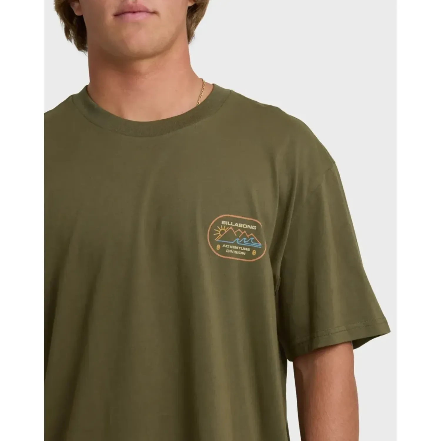 Billabong Men's Andes Adiv Premium Short Sleeve T-Shirt in Om 1, alternate view 3