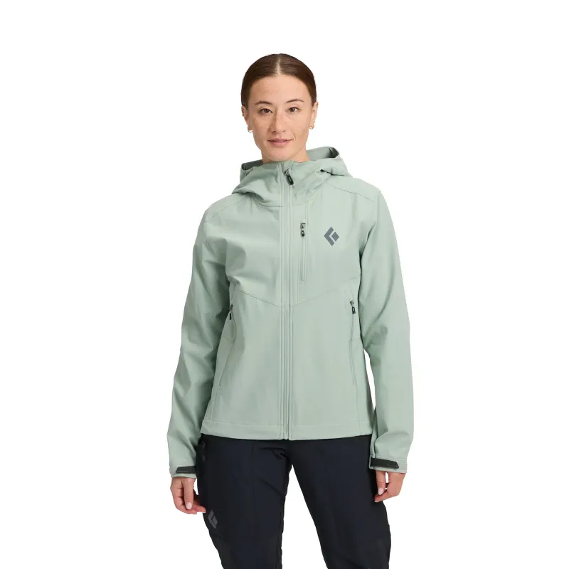 Black Diamond Women's Dawn Patrol Shell, front view