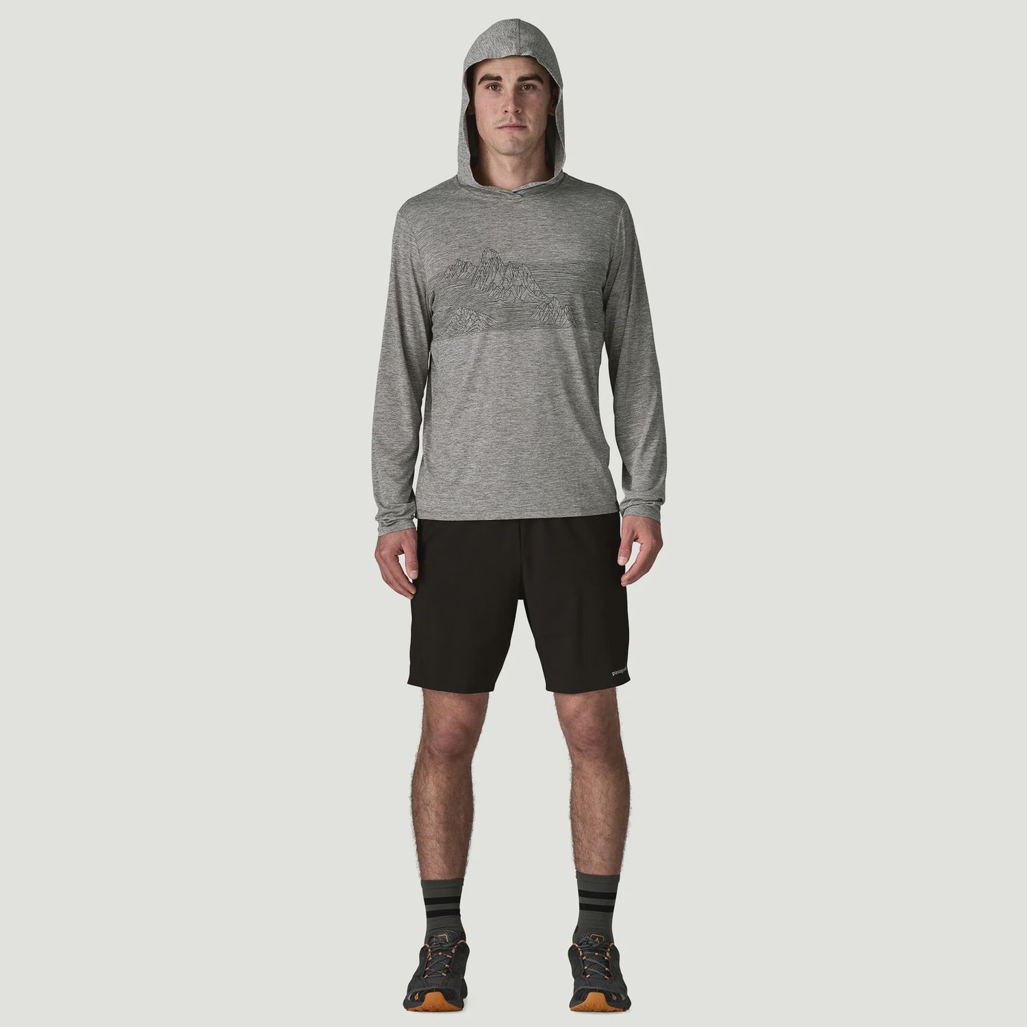 Patagoina Men's Cap Cool Daily Hoody - Strataspire Stripe