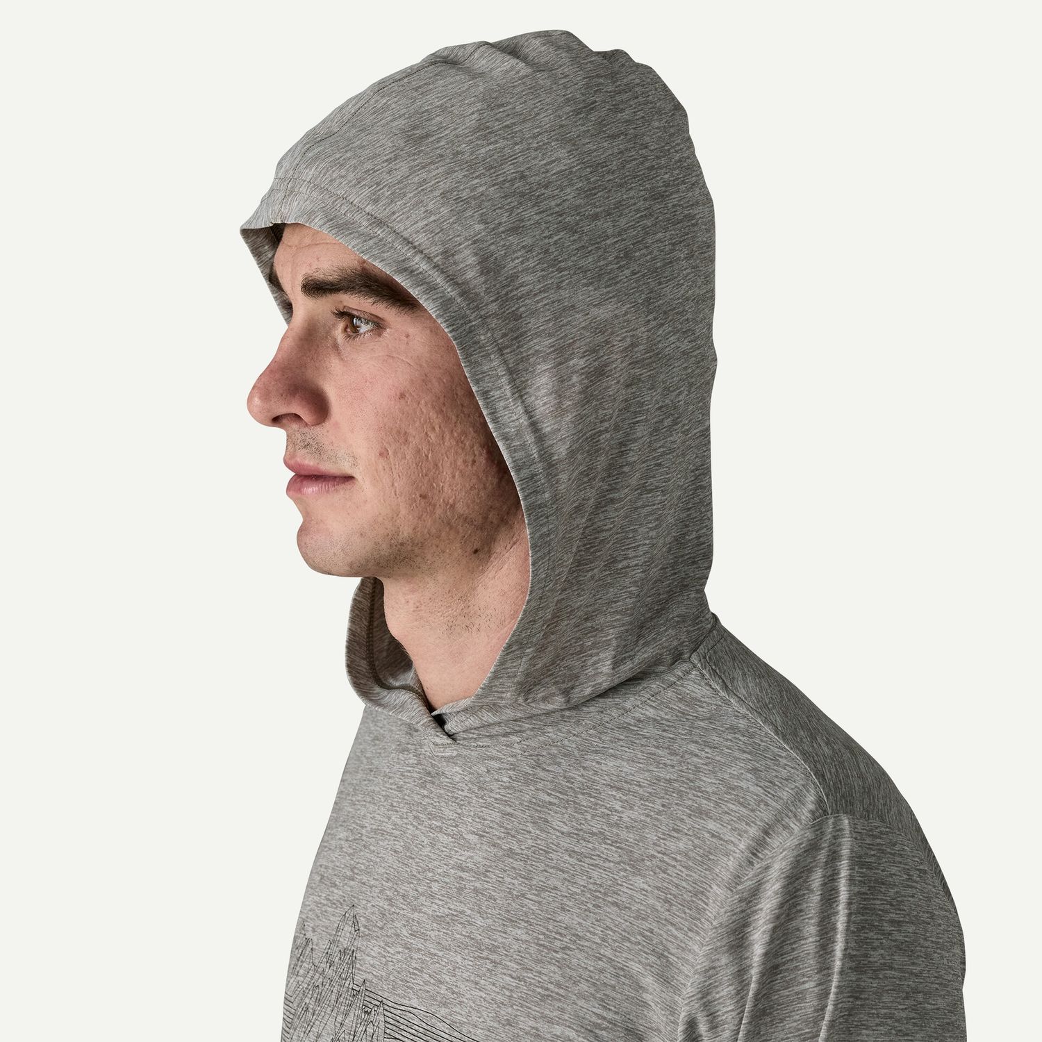 Patagoina Men's Cap Cool Daily Hoody - Strataspire Stripe