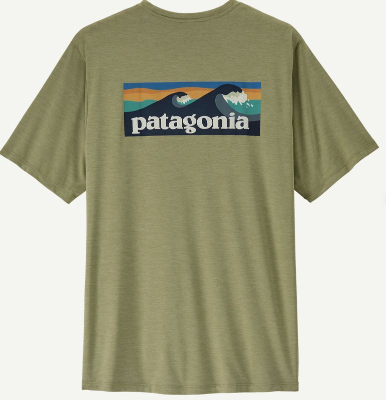 Patagonia Men's Cap Cool Daily Shirt - Boardshort Logo