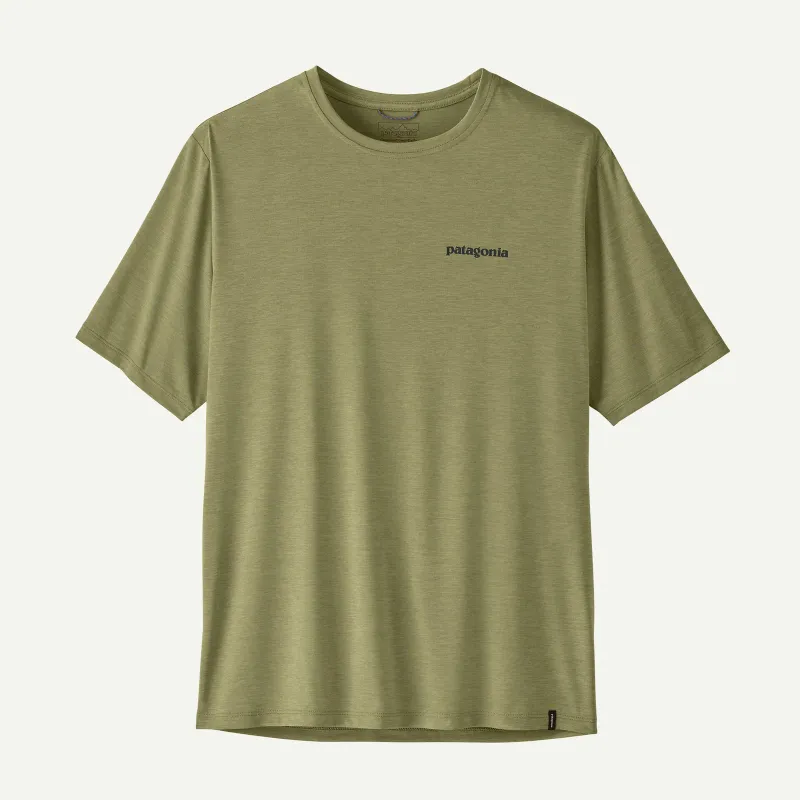 Patagonia Men's Cap Cool Daily Shirt - Boardshort Logo in Altfront, alternate view 1