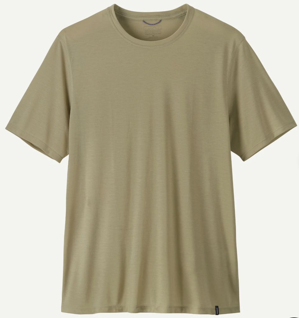 Patagonia Men's Cap Cool Trail Shirt, Color: Weathered Stone, Size: Medium