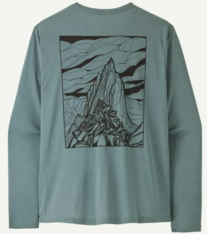 Patagonia Men's Long Sleeve Cap Cool Daily Shirt - Cloud Crag, front view