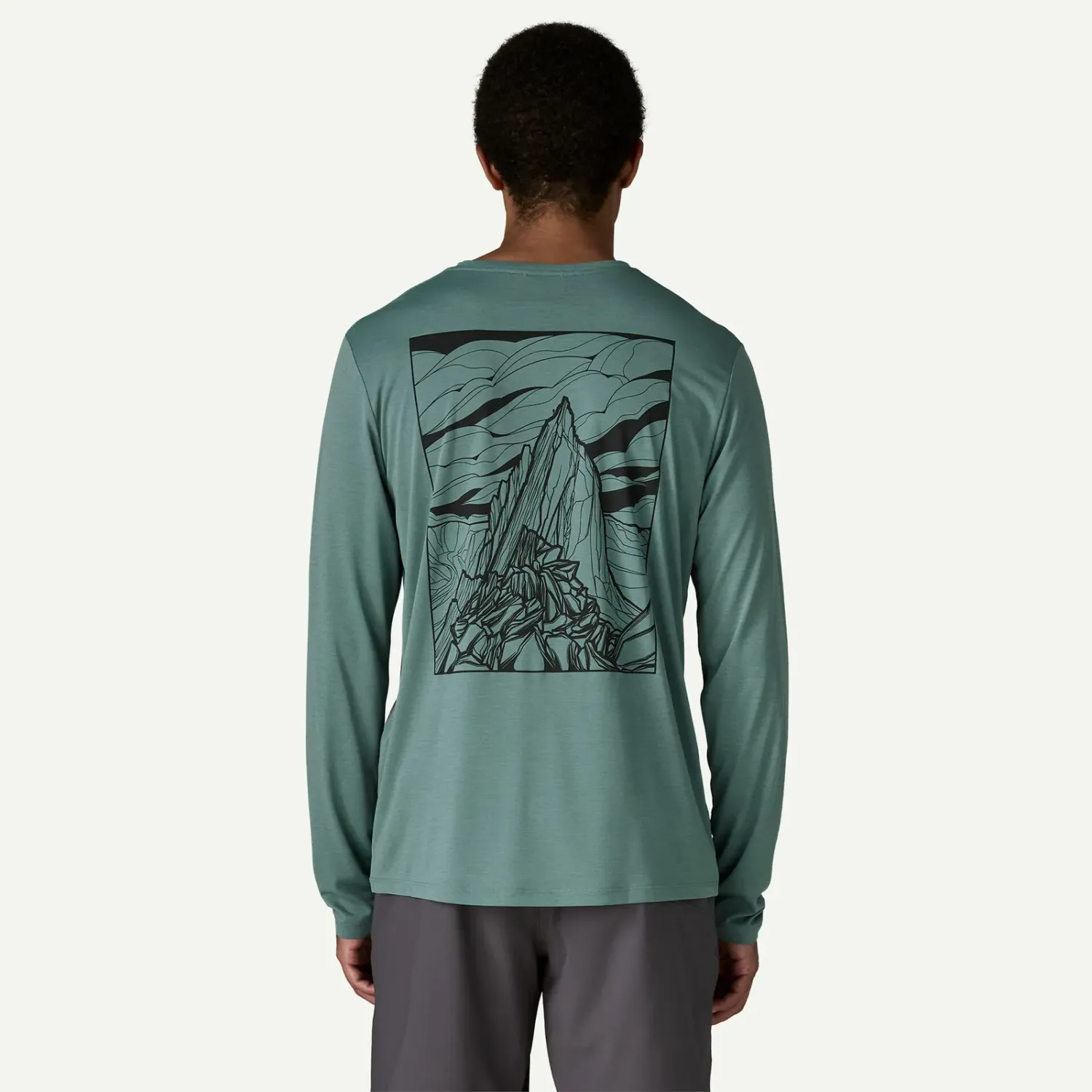 Patagonia Men's Long Sleeve Cap Cool Daily Shirt - Cloud Crag, alternate view 2