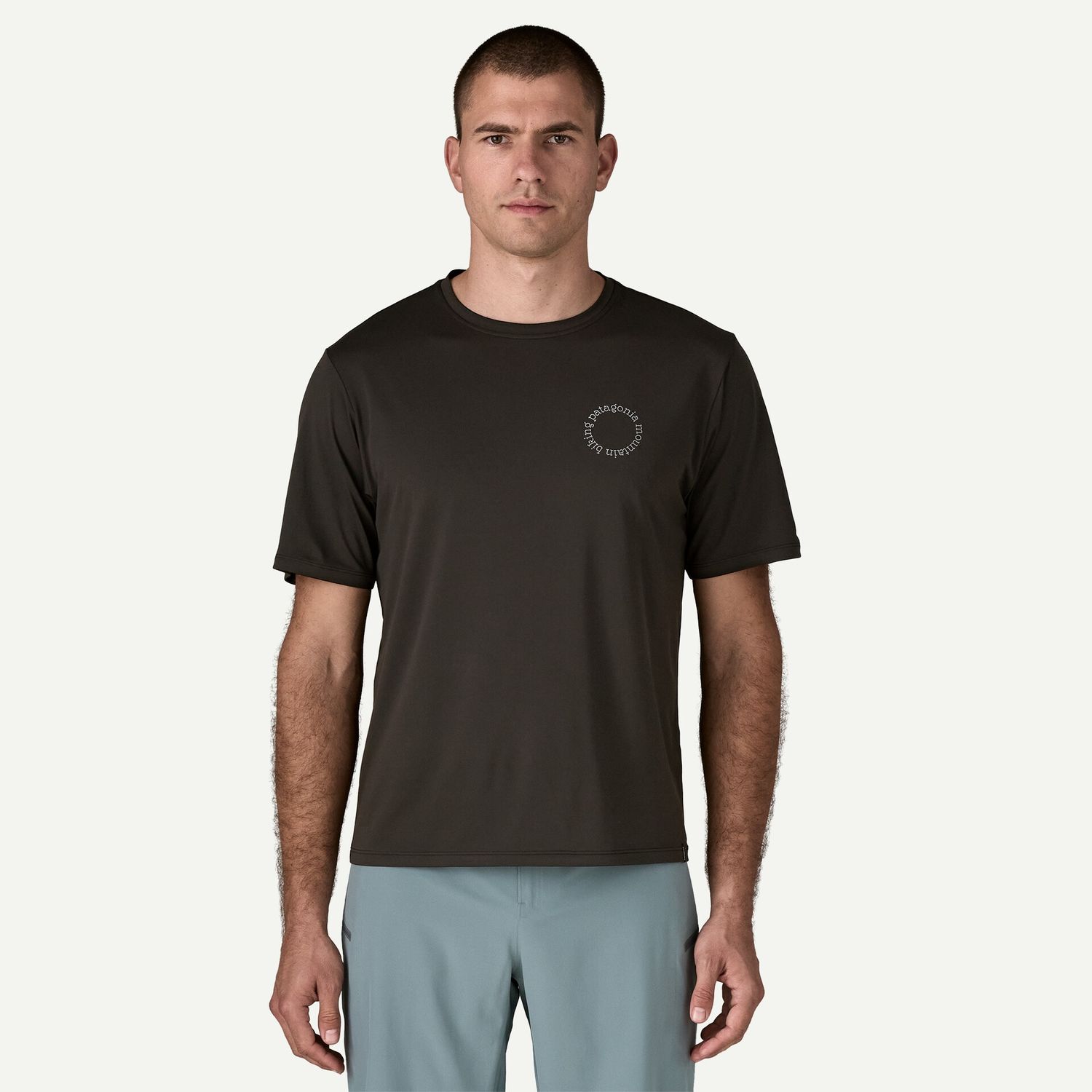 Patagonia Men's Cap Cool Daily Shirt - Spoke Stencil