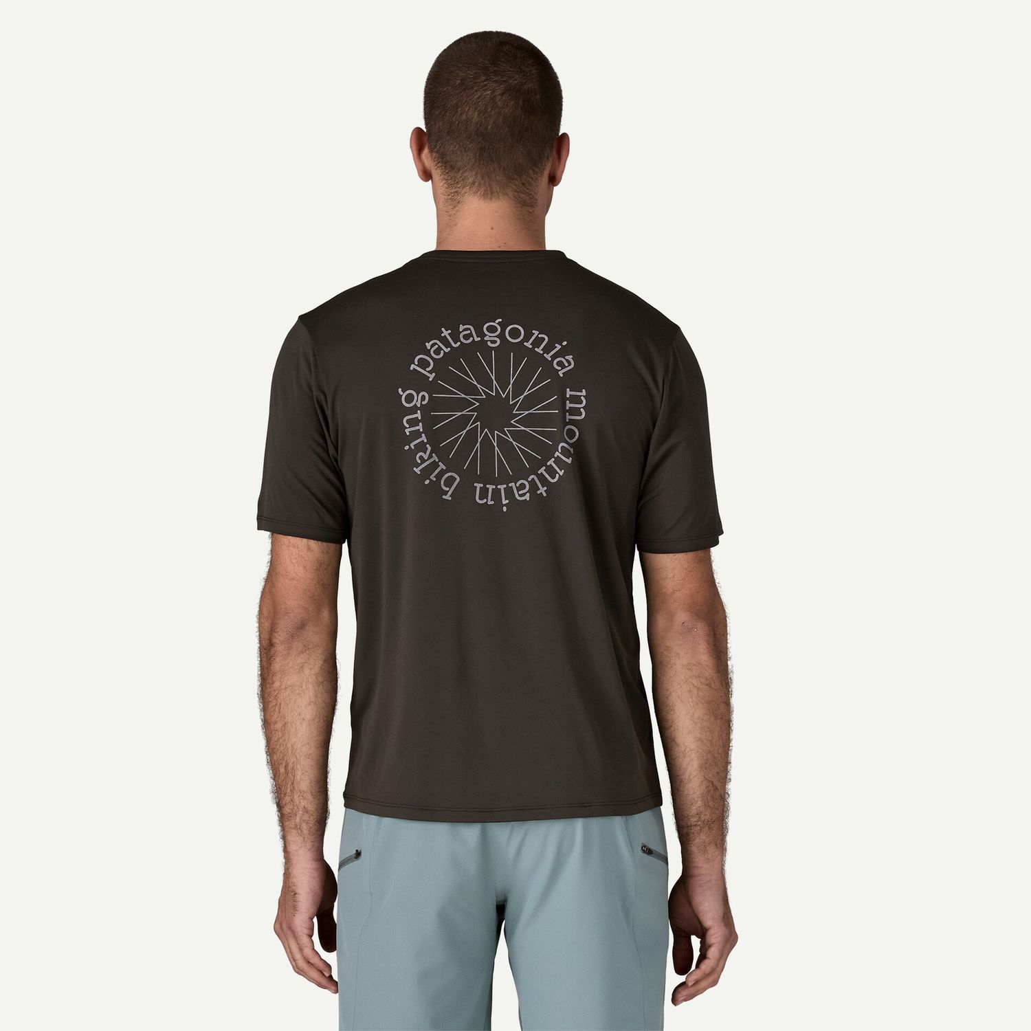 Patagonia Men's Cap Cool Daily Shirt - Spoke Stencil