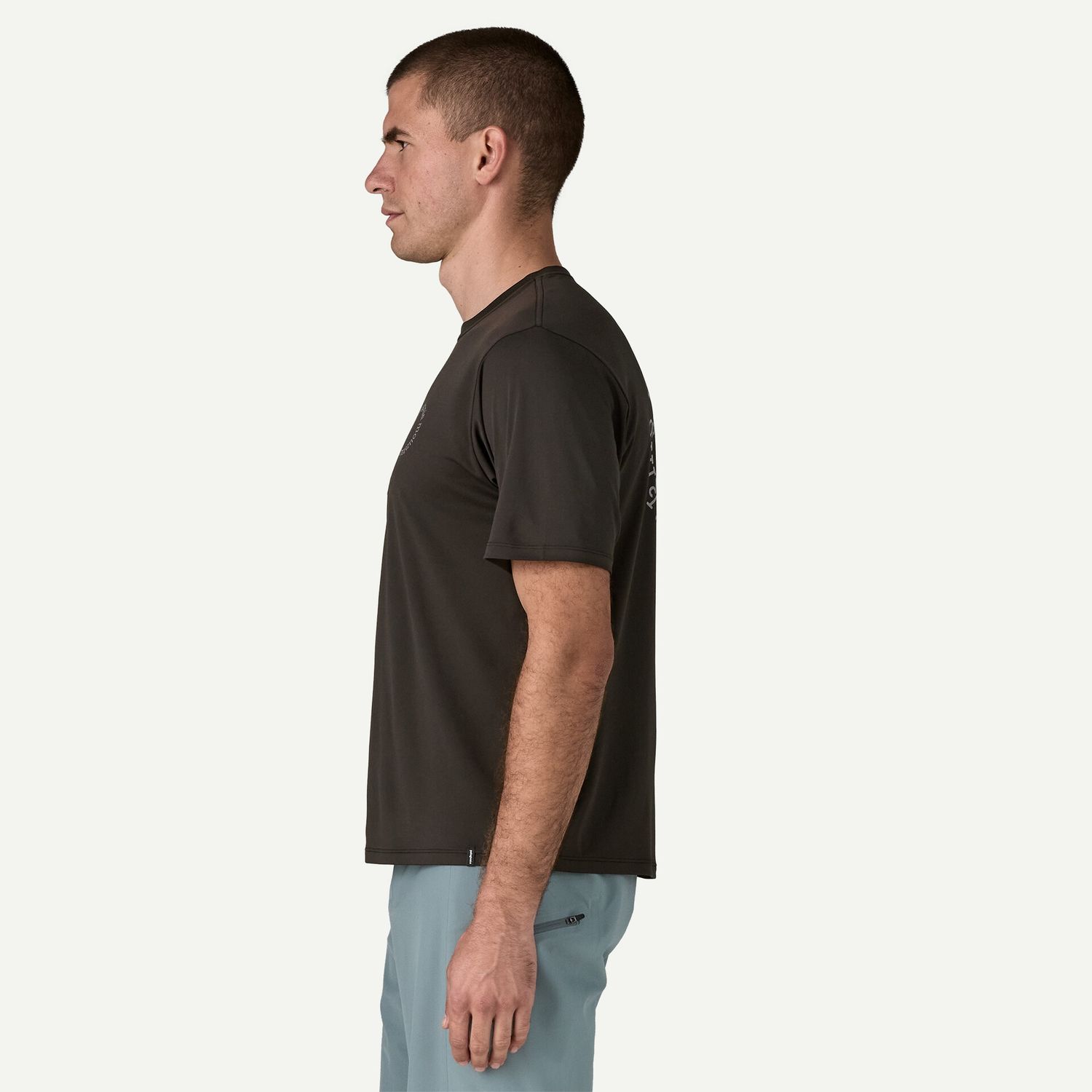 Patagonia Men's Cap Cool Daily Shirt - Spoke Stencil