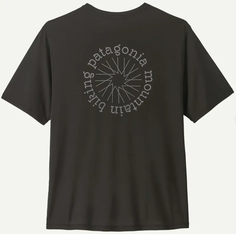 Patagonia Men's Cap Cool Daily Shirt - Spoke Stencil, front view