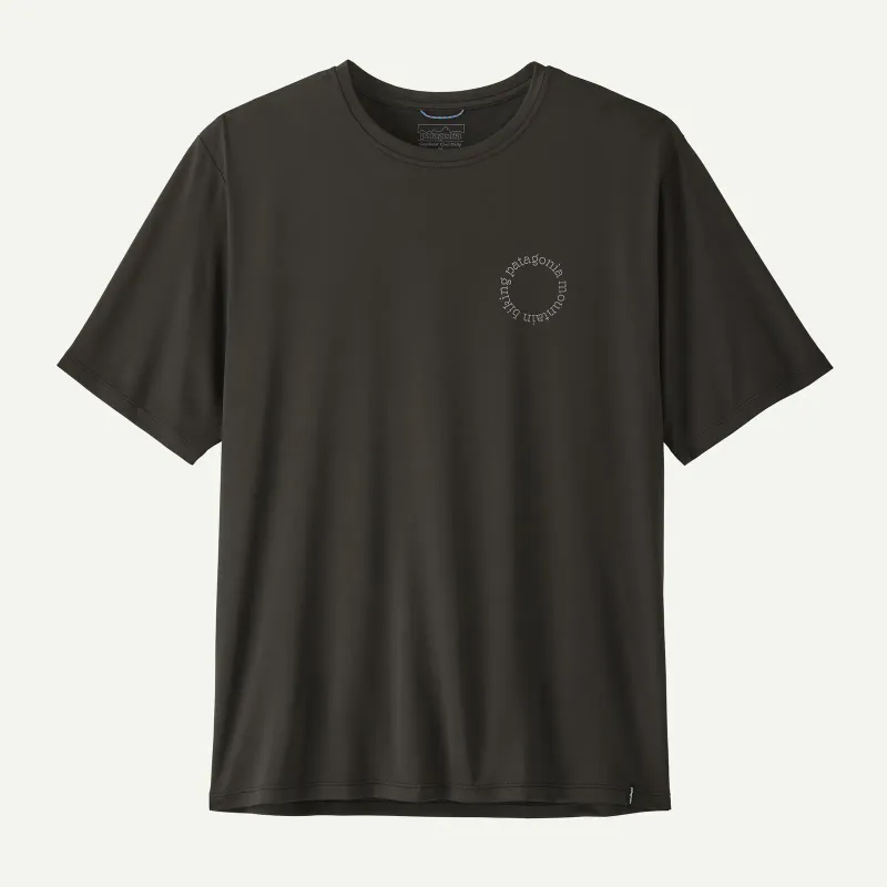 Patagonia Men's Cap Cool Daily Shirt - Spoke Stencil, alternate view 1