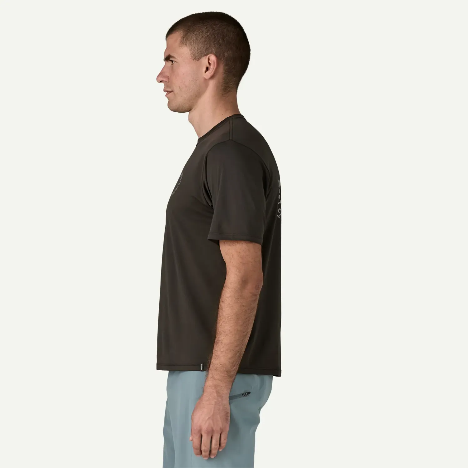Patagonia Men's Cap Cool Daily Shirt - Spoke Stencil, alternate view 5