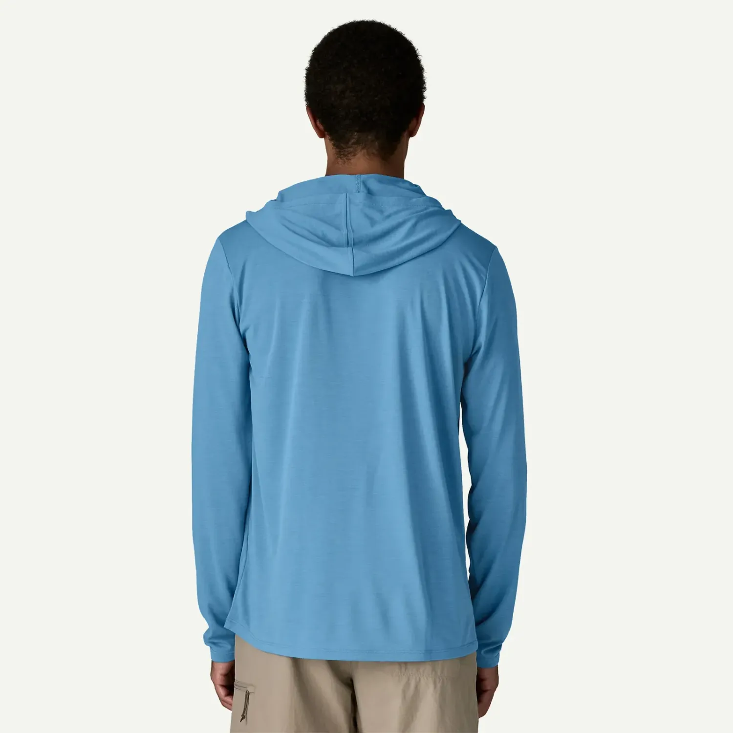 Patagonia Men's Cap Cool Daily Hoody in Bk2, alternate view 2