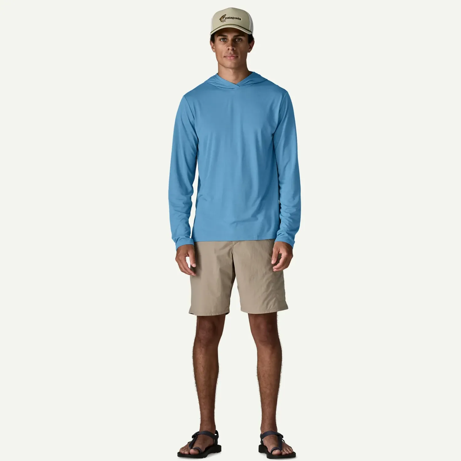 Patagonia Men's Cap Cool Daily Hoody in Bk3, alternate view 3