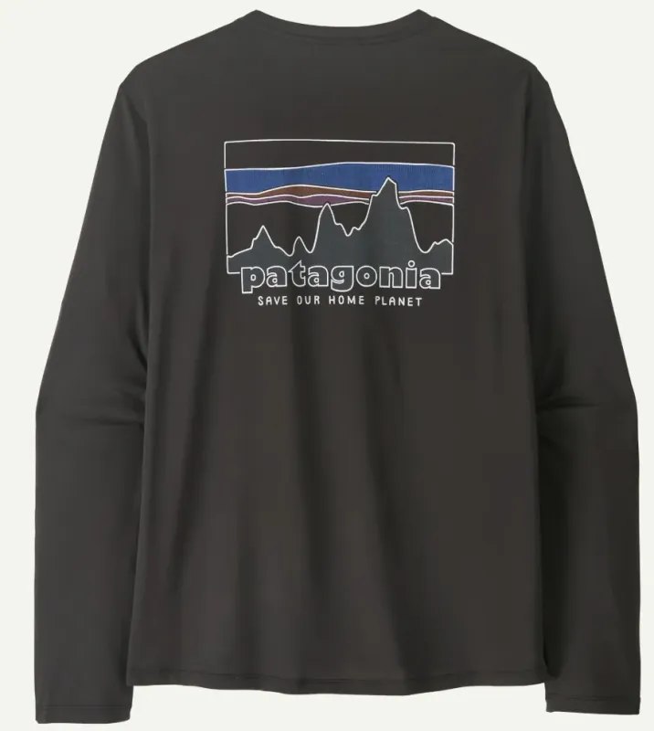 Patagonia Men's L/S Cap Cool Daily Shirt - '73 Skyline, front view