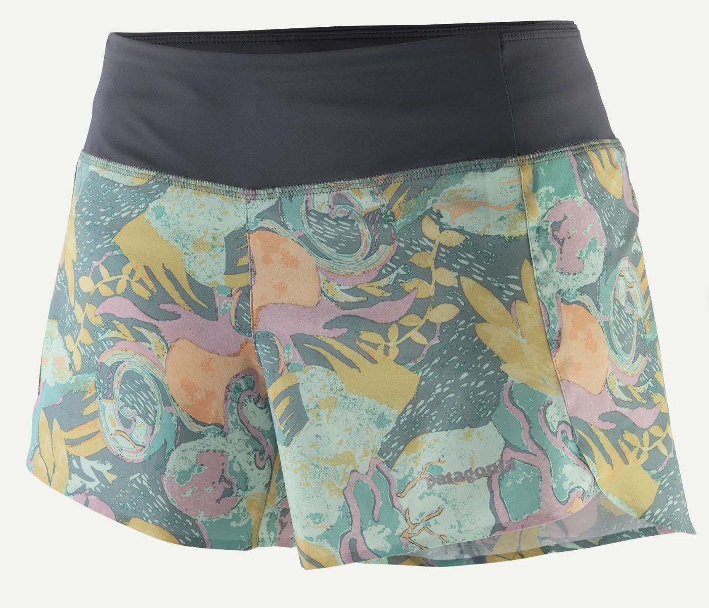Patagonia Women's Strider Pro Shorts 3 1/2", Color: Moon Tripper / Blue Sage, Size: Small