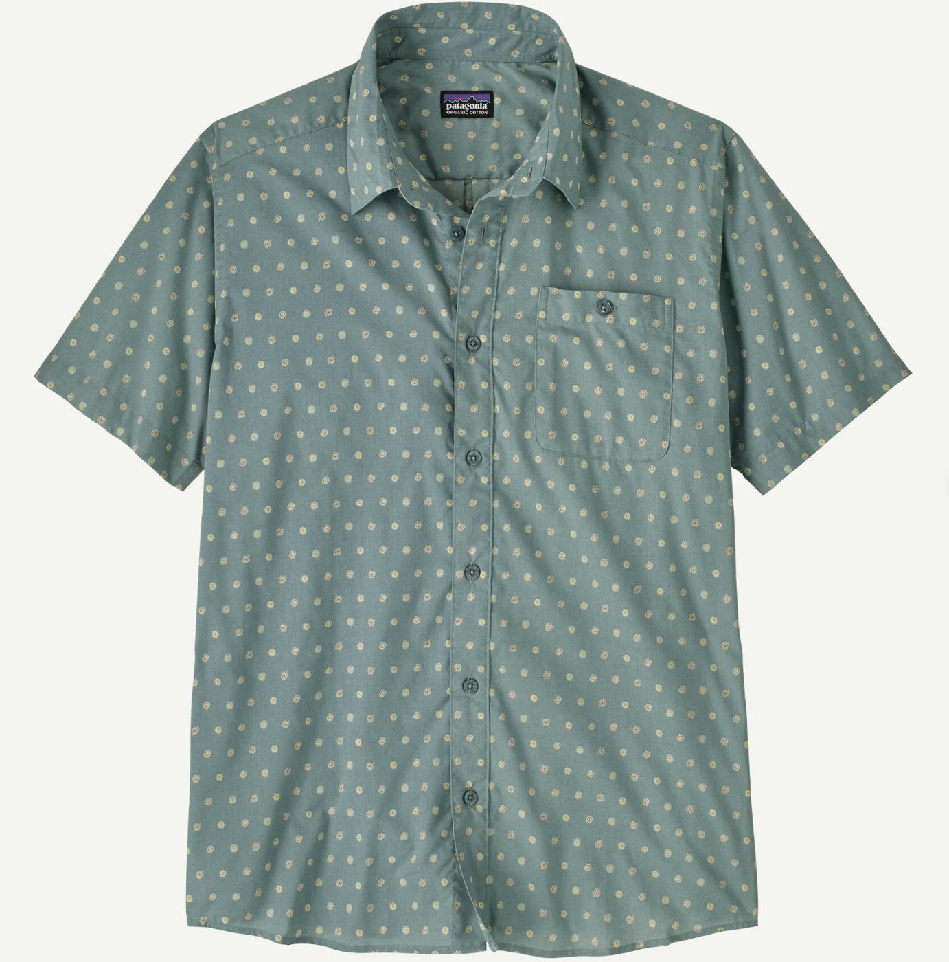 Patagonia Men's Go To Shirt, Color: Suns / Blue Sage, Size: Medium