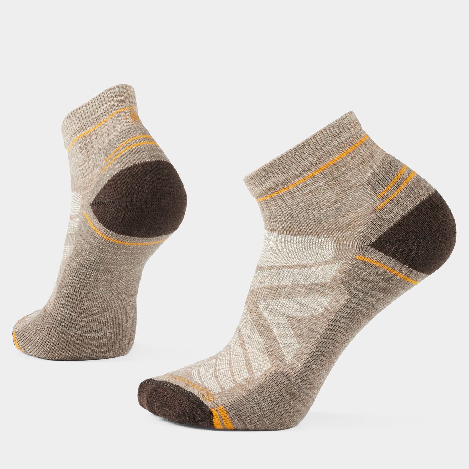 Smartwool Hike Light Cushion Ankle Socks, Color: Fossil / Chestnut, Size: XL
