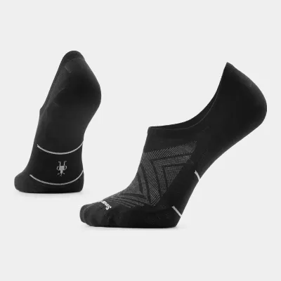 SW003034 - Smartwool Run Zero Cushion No Show Socks in Black, alternate view 1