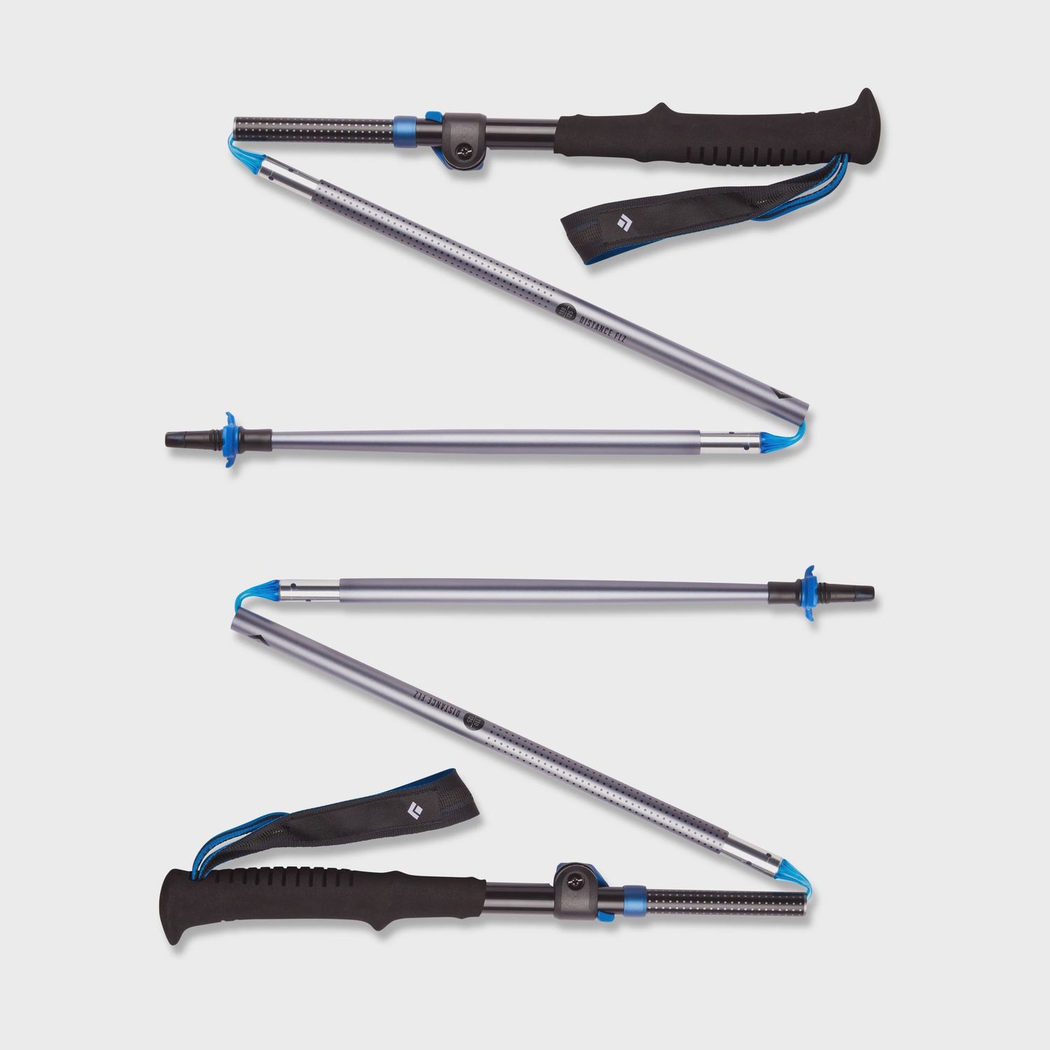 Black Diamond Distance FLZ Trekking/Running Pole, Length: 95 - 110cm