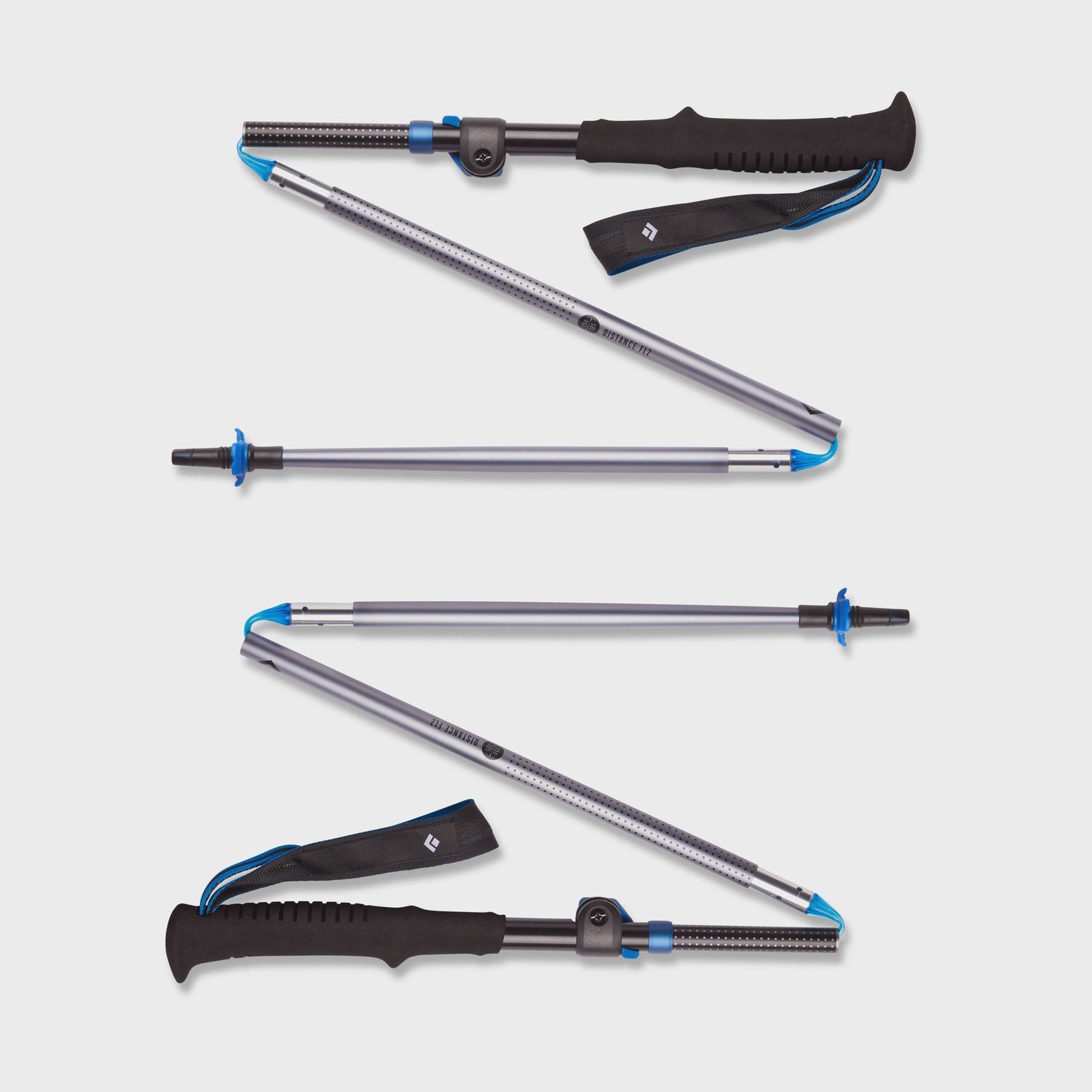 Black Diamond Distance FLZ Trekking/Running Pole, Length: 95 - 110cm