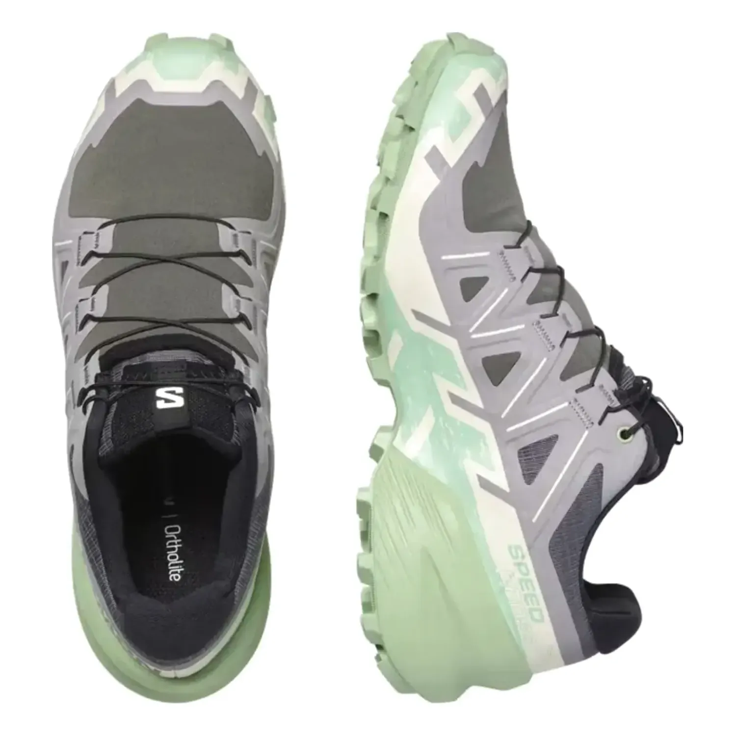 Salomon Speedcross 6 in Castlerock / Vanilla Smoke, alternate view 1