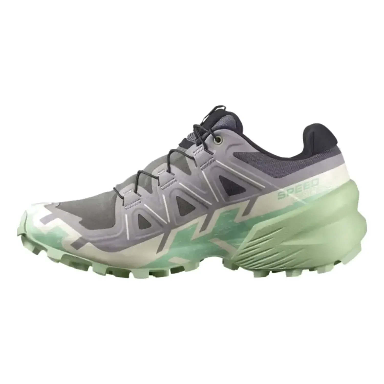 Salomon Speedcross 6 in Castlerock / Vanilla Smoke, alternate view 2
