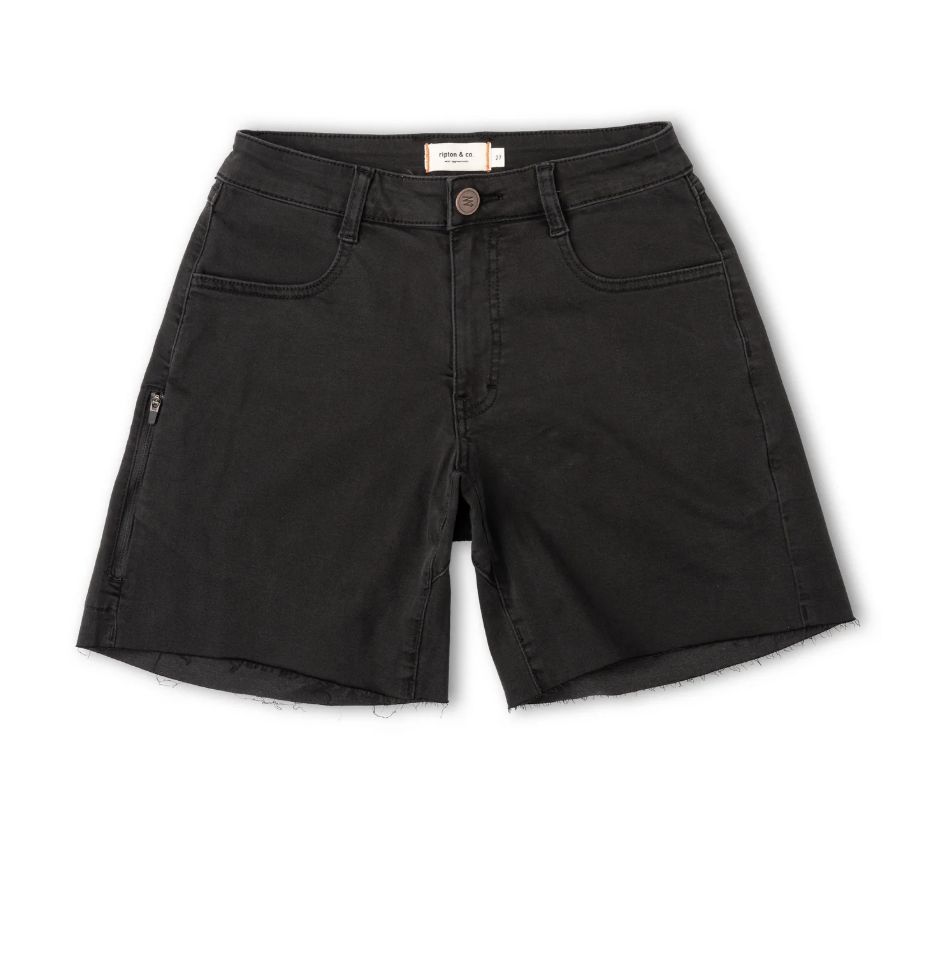 Ripton Women's Performance Jorts, Color: Diesel- Cut Off, Size: 25