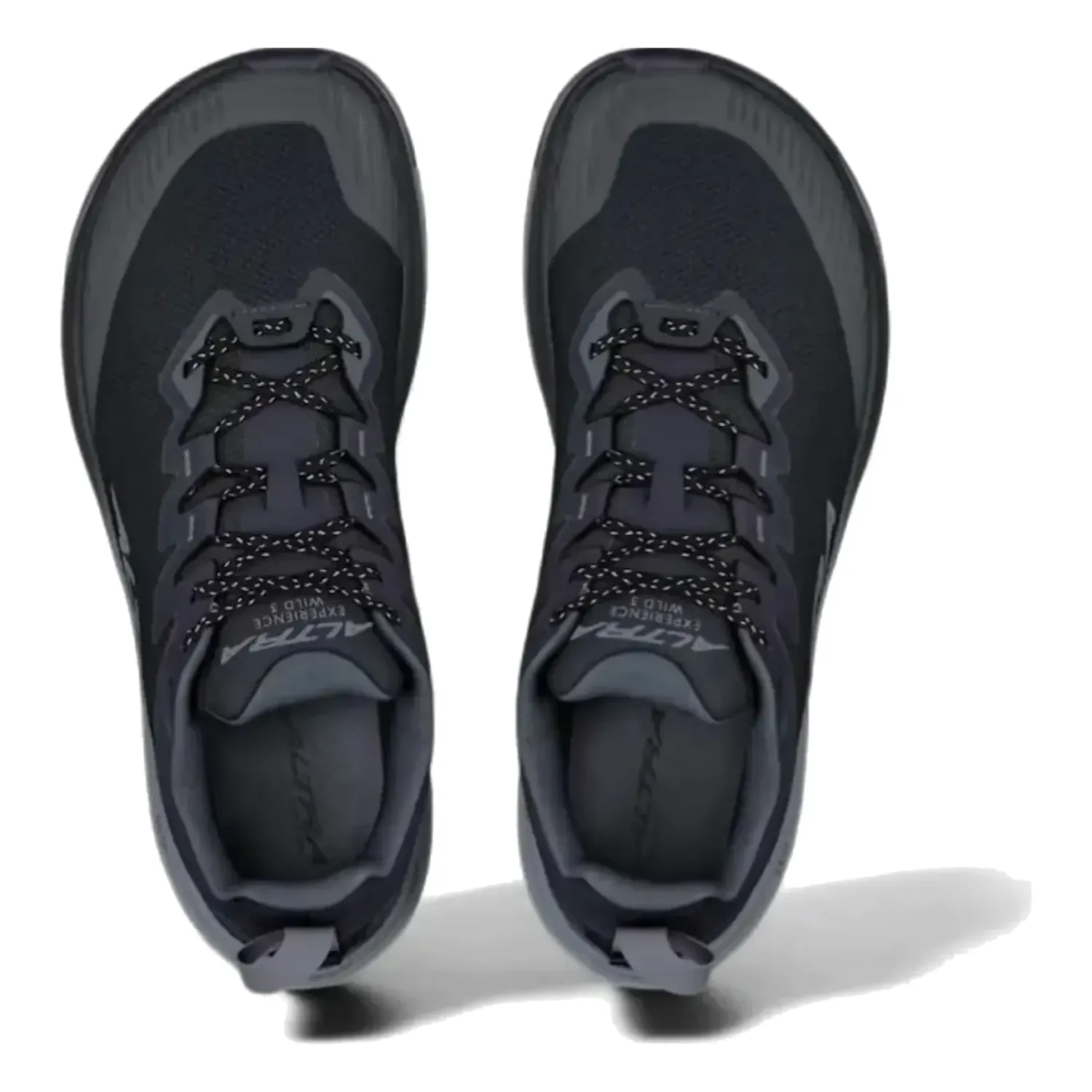 Altra Men's Experience Wild 3 in Black / Black, alternate view 4