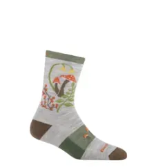 5026 - Darn Tough Mellow Mushroom Micro Crew Lightweight with Cushion, front view