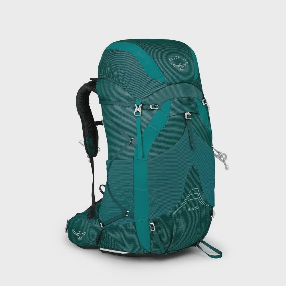 Osprey Women's Eja 58 Lightweight Backpack, Color: Deep Teal, Size: Extra Small / Small