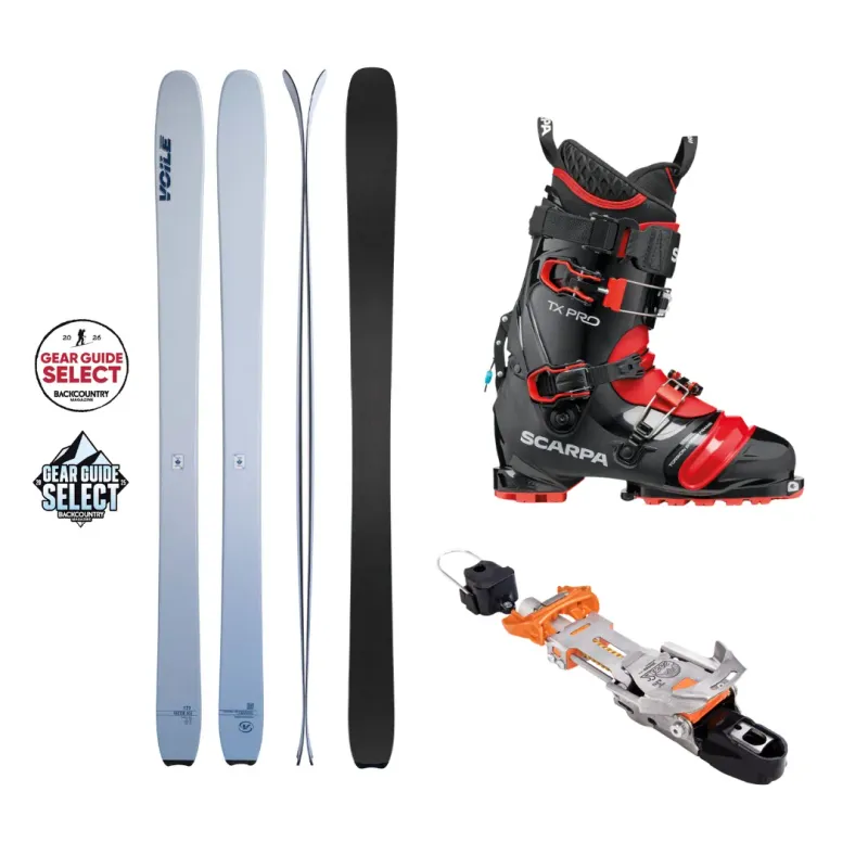 Telemark Rental Package: Voile Vector Ace, front view