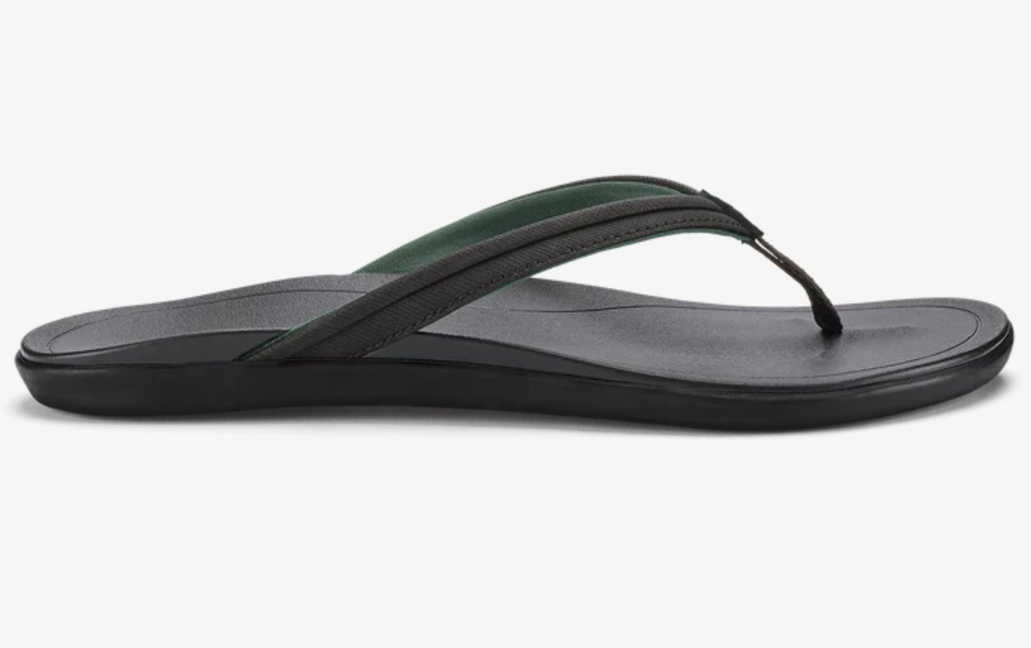 Olukai Women's Ho'opio Malua Flip, Color: Lava Rock/ Lava Rock, Size: 6