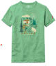 SMS Salida Youth Fleece Tee, Color: Heather Mint, Size: XL