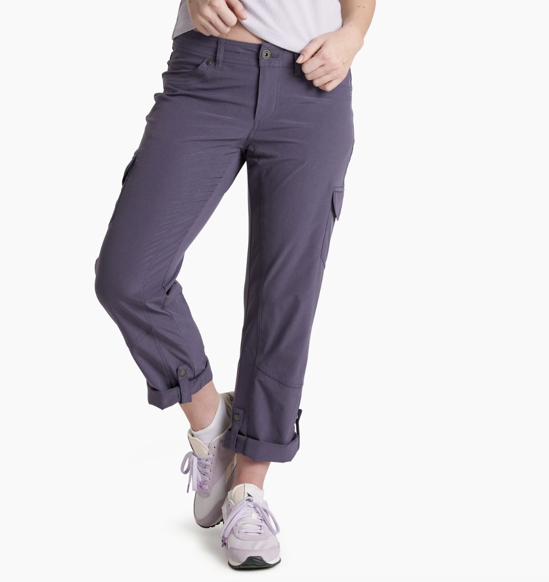 Kuhl Women's Freeflex Roll-Up Pant, Color: Mystic, Size: 4x30