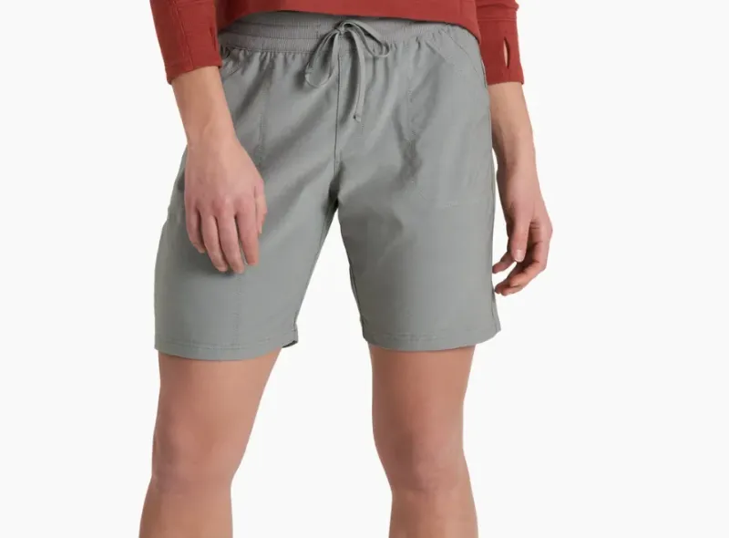 KUHL Women's Trekr Pull On Short 8", front view
