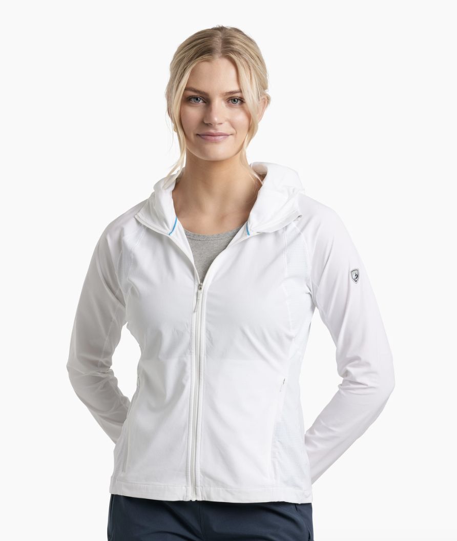 Kuhl Women's Sunshade Hoody, Color: Alpine White, Size: Small