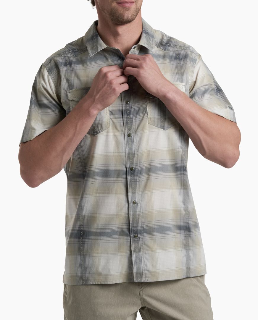 Kuhl Men's Konquer Shirt, Color: Feather Grey, Size: Medium