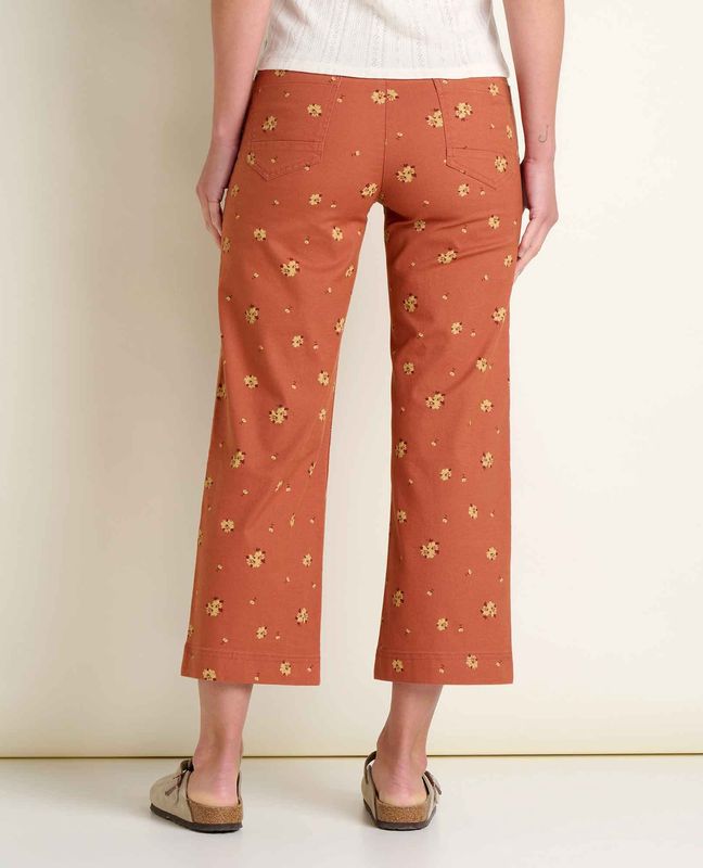 Toad &amp; Co Women's Earthworks Wide Leg Crop Pant