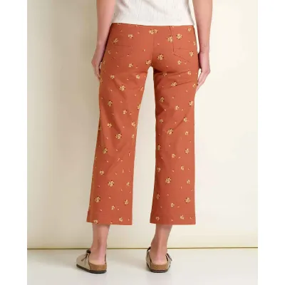 Toad&amp;Co Women's Earthworks Wide Leg Crop Pant, alternate view 1