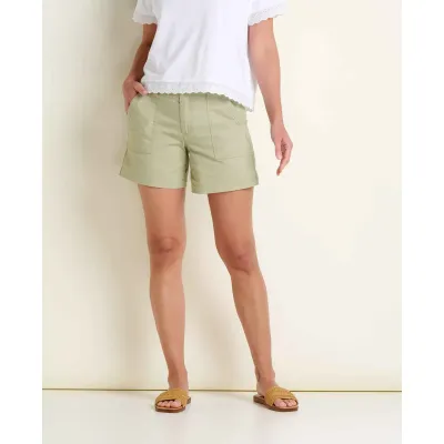 Toad&amp;Co Women's Earthworks Camp Short, front view