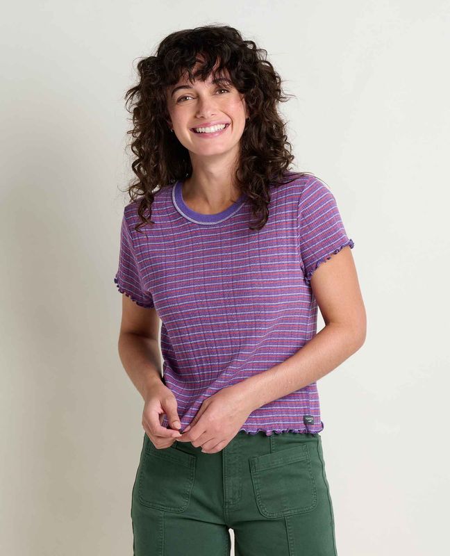 Toad &amp; Co Women's Foothill Pointelle Baby Tee