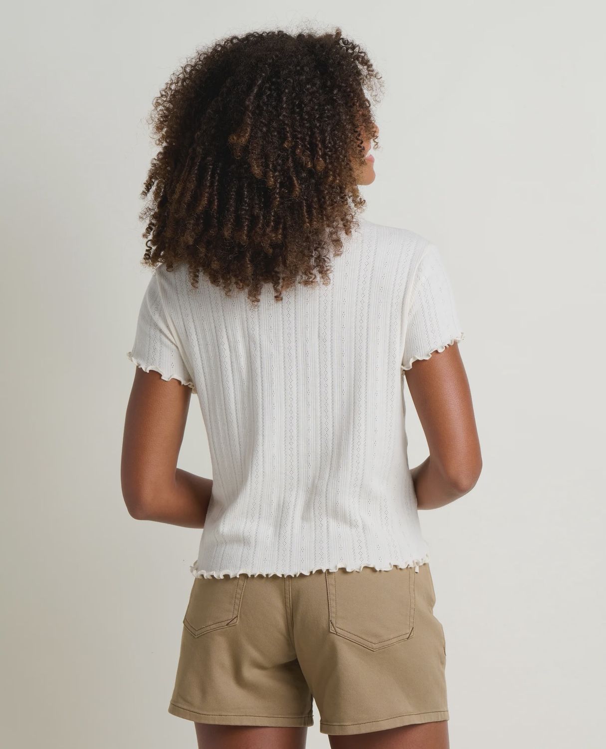 Toad &amp; Co Women's Foothill Pointelle Baby Tee