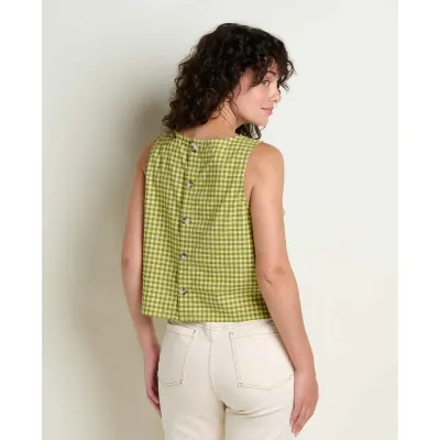 Toad&amp;Co Women's Taj Hemp Button Back Tank, alternate view 1